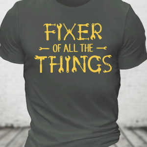 Fixer Of Things Cotton T-Shirt, T-shirts, Lilicloth.com