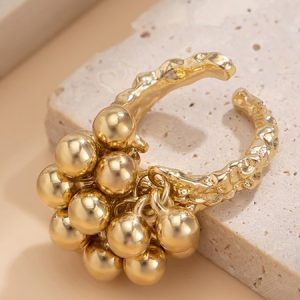 Urban Plain Metal Ring, Rings, color:Golden, Stylewe