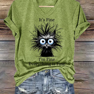 Women Animal Short Sleeve Tee T-shirt Crew Neck Casual Summer Top, JustFashionNow T-Shirts, color:Green|size:4XL,