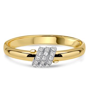 classic engagement rings - Italo Paved Spiral Simple Ring Travel Wedding Rings, Italo jewelry - Online Catalog