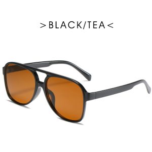1Pair Retro Flat Top Leopard Square Sunglasses, women Sunglasses, ChicMe catalog
