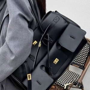 Urban Shoulder Bag, Shoulder Bags, color:black-gold|size:One-size, Stylewe