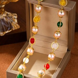 Color Block Statement Necklaces, Necklaces, color:Golden, Stylewe