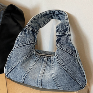 Casual Underarm Bag, Shoulder Bags, color:Denim Blue|size:One-size, Stylewe