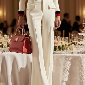 Elegant Plain Wide Leg Pants, Pants, color:White|size:XXL, Stylewe