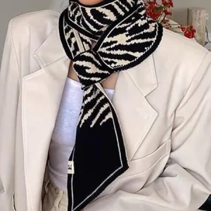 Daily Geometric Scarf, Scarves, color:zebra-stripe|size:One-size, Stylewe