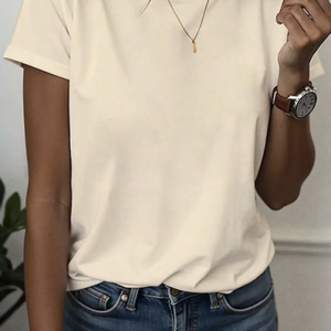 Women Animal Crew Neck Vintage Short Sleeve T-shirt, Tees & T-shirts, Roselinlin - Online Catalog