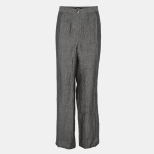 Elena Miro Grey Linen Regular Leg Pants XXL, Clothing - Luxury Closet catalog