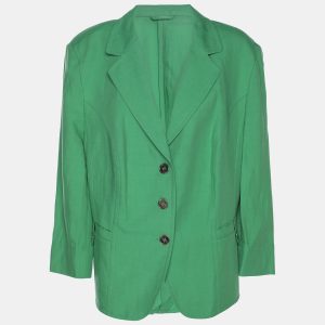 Basler Green Linen Blend Single Breasted Blazer XL, Coats & Jackets - Luxury Closet catalog