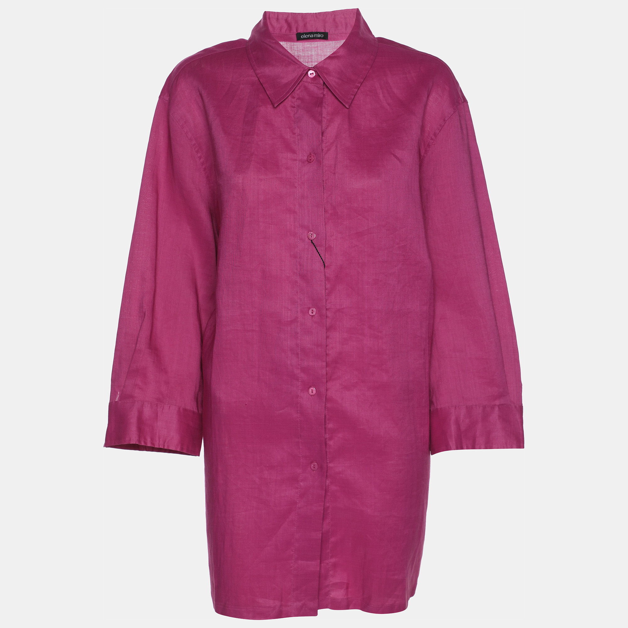 Elena Miro Pink Knit Fabric 3/4 Sleeve Shirt XL, Shirts & Tops - Luxury Closet catalog