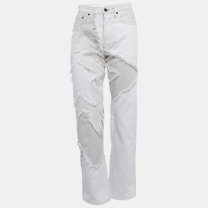 Acne Studios White Star Appliqued Denim Jeans M Waist 28", Jeans - Luxury Closet catalog
