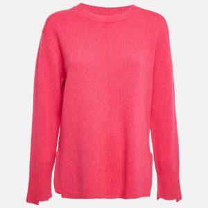Aeron Chateau Rose Pink Cashmere Gretchen Long Sleeve Sweater S, Sweaters & Cardigans - Luxury Closet catalog