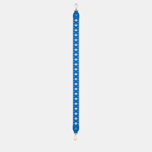 Aigner Cyan blue shiny light gold Metal FASHION Cyan blue Strap, Luggage Accessories - Luxury Closet