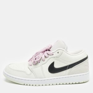 Air Jordans Green Nubuck Leather and Canvas Jordan 1 Low SE Barely Green Sneakers Size 42, Athletic Shoes & Sneakers - Luxury Closet catalog