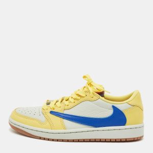 Air Jordans Multicolor Leather Jordan 1 Retro Low OG SP Travis Scott Canary Sneakers Size 39, Athletic Shoes & Sneakers - Luxury Closet catalog