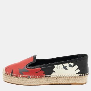Alexander McQueen Multicolor Leather Espadrille Flats Size 40, Flats - Luxury Closet