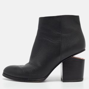 Alexander Wang Black Leather Gabi Ankle Length Boots Size 38, Boots - Luxury Closet catalog