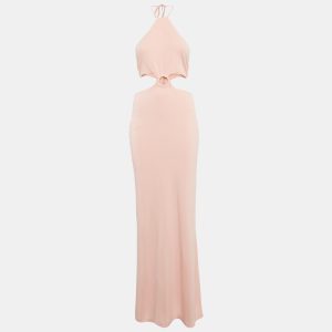 Alice + Olivia Pink Jersey Marguerite Cut-Out Maxi Dress M, Dresses - Luxury Closet
