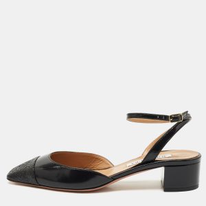 Aquazzura Black Leather French Flirt Ankle Strap Pumps Size 37, Pumps - Luxury Closet catalog