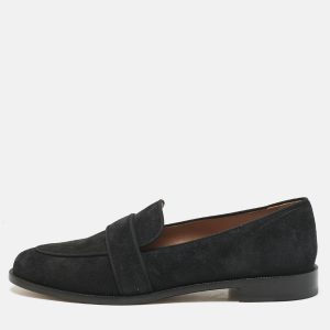 Aquazzura Black Suede and Grosgrain Martin Loafers Size 39, Loafers & Slip-Ons - Luxury Closet catalog