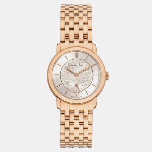 Audemars Piguet  Jules 77250OR.OO.1270OR.01 Manual Winding  Silver 18k Rose Gold Women's Wristwatch 33 mm, Watches - Luxury Closet catalog