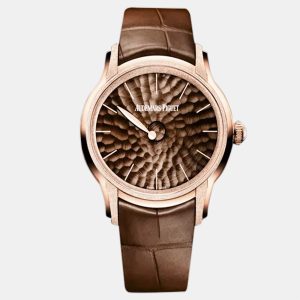 Audemars Piguet Millenary 77266OR.GG.A823CR.01 Automatic Brown 18k Rose Gold Women's Wristwatch 39.5 mm, Watches - Luxury Closet catalog