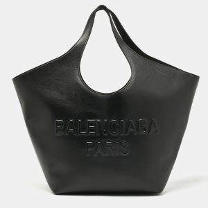 Balenciaga Black Leather Medium Mary Kate Tote, Tote Handbags - Luxury Closet catalog