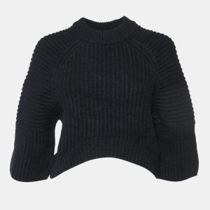 Balenciaga Black Wool Blend Jumper S, Sweaters & Cardigans - Luxury Closet catalog
