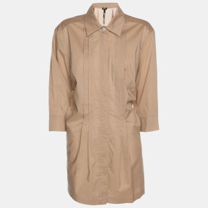 Basler Beige Satin Zip Up Long Sleeve Shirt L, Shirts & Tops - Luxury Closet catalog