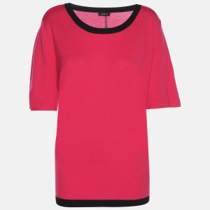 Basler Pink Stretch Knit Tops XL, Shirts & Tops - Luxury Closet catalog