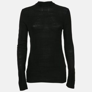 Boss By Hugo Boss Black Patterned Jersey Full Sleeve Sweater S, Sweaters & Cardigans - Luxury Closet catalog