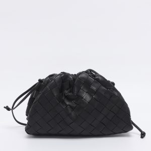 Bottega Veneta Black Intrecciato Leather Mini The Pouch Bag, Clutches & Special Occasion Bags - Luxury Closet catalog