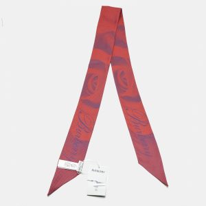 Burberry Red Rose Silk Skinny Bandeau, Scarves & Shawls - Luxury Closet catalog