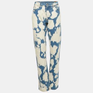 Burberry Blue Bleached Effect Denim Straight Leg Jeans XL Waist 35", Jeans - Luxury Closet