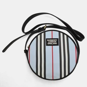 Burberry Louise Blue/Black Leather Shoulder Bag, Handbags - Luxury Closet catalog