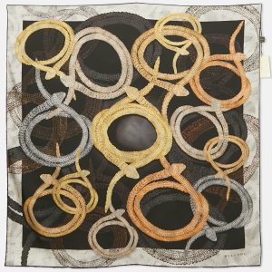 Bvlgari Black Serpenti Print Silk Scarf, Scarves & Shawls - Luxury Closet catalog