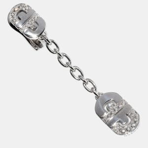 Bvlgari 18K White Gold and Diamond Parentesi Dangling Earrings, Earrings - Luxury Closet catalog