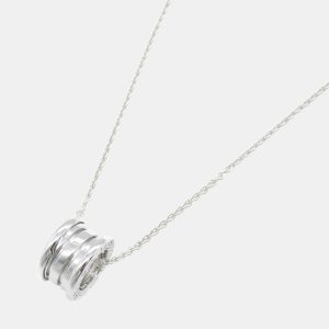Bvlgari B-zero1 Necklace 18k White Gold White Gold Silver Metal, Necklaces - Luxury Closet catalog