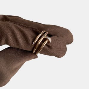 Cartier 18K Rose Gold Diamonds Juste Un Clou Double Wrap Nail Ring Size 53, Rings - Luxury Closet catalog