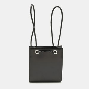 Cartier Black Leather Panthere De Cartier Drawstring Backpack, Backpacks - Luxury Closet