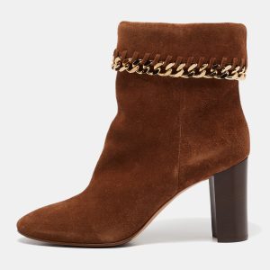 Casadei Brown Suede Ankle Length Boots Size 39, Boots - Luxury Closet catalog