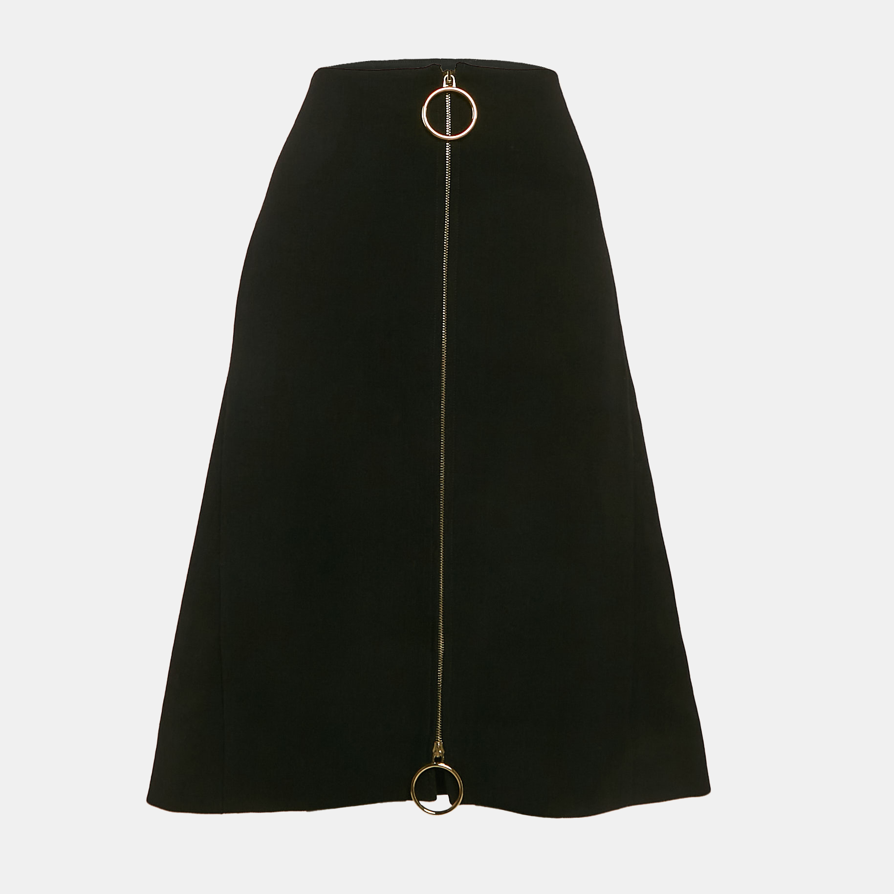 Celine Black Wool Zip-Up Midi Skirt M, Skirts - Luxury Closet catalog