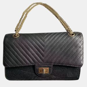Chanel Black 2.55 Small Flap Bag, Shoulder Bags - Luxury Closet