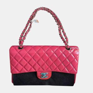 Chanel Pink Patent Leather Medium Double Flap Shoulder Bag, Shoulder Bags - Luxury Closet catalog
