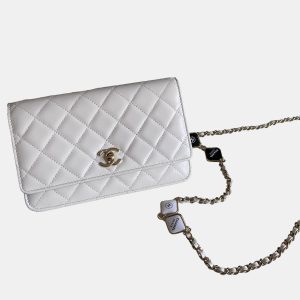 chanel woc White bag, Wallets & Money Clips - Luxury Closet catalog