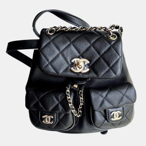 Chanel Black Duma Small Backpack, Backpacks - Luxury Closet