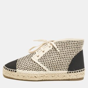 Chanel Beige Woven Canvas and Grosgrain CC High Top Sneakers Size 36, Athletic Shoes & Sneakers - Luxury Closet catalog