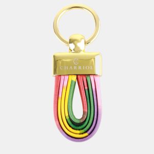 Charriol Multicolored Leather  Key Chain, Luggage Accessories - Luxury Closet