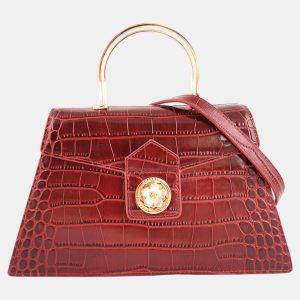 Charriol Bordeaux Leather Laetitia Crossbody bag, Shoulder Bags - Luxury Closet