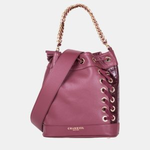 Charriol Bordeux Leather Handbag, Handbags - Luxury Closet